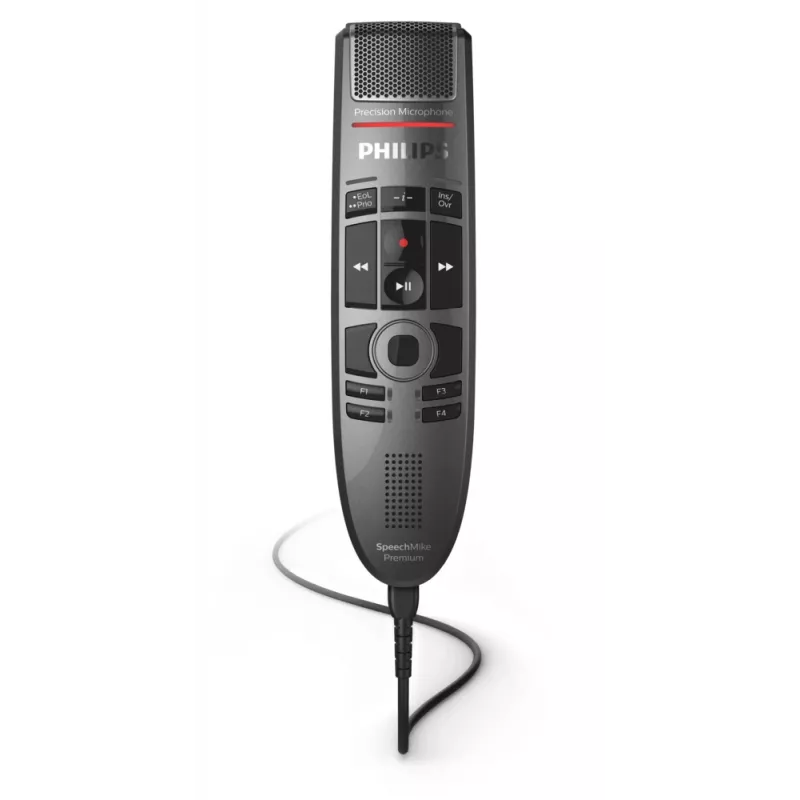 Mikrofon Philips SpeechMike Premium Touch Schwarz Unidirektional USB Kabelgebunden -37 dB