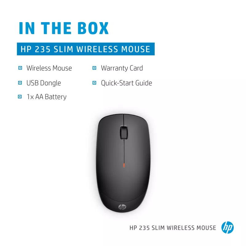 Maus HP 235 schlank Wireless RF Wireless