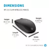 Maus HP 235 schlank Wireless RF Wireless