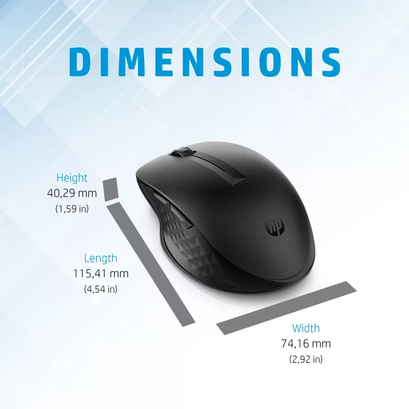 Maus HP 435 Multi-Device Wireless RF Wireless + Bluetooth