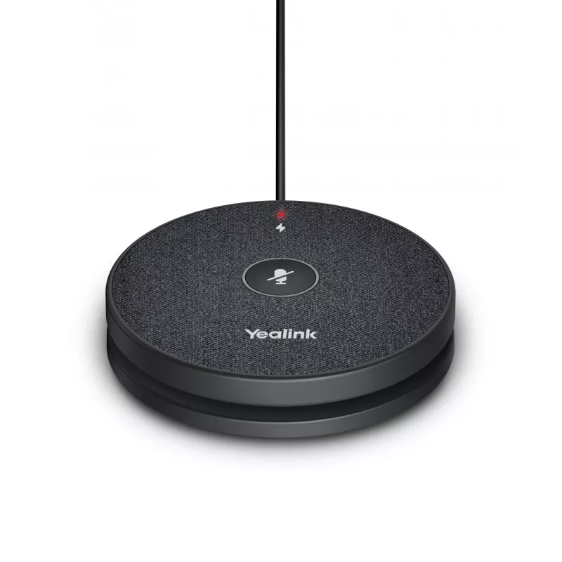 Yealink VCM36, Mikrofon, Schwarz, Schreibtisch, 6 m, Yealink, Kabellos