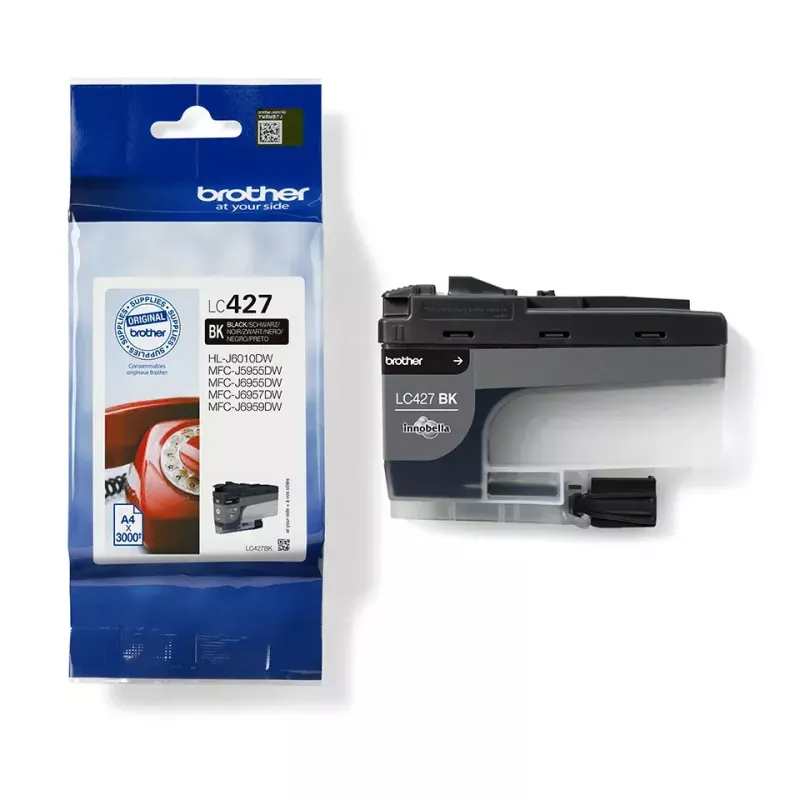Brother LC-427BK Tintenpatrone 1 Stk. Original Standardertrag Schwarz