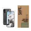 Clear screen protector bundle PanzerGlass SAFE. by ® for iPhone 16 — gehärtetes Glas + PET + Silikon, transparent, 50 Stück