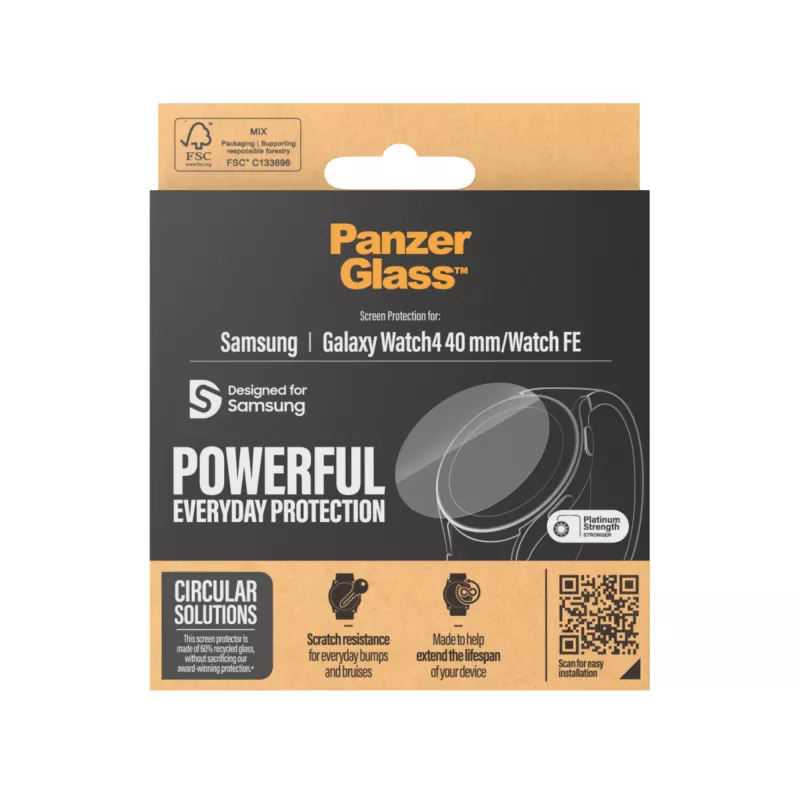 PanzerGlass® Displayschutzfolie Samsung Galaxy Watch4 40 mm | Watch FE