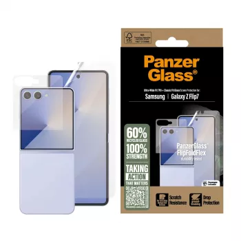PanzerGlass Schutzset FlipFoldFlex 2-in-1 Classic Fit Glas + Ultra-Wide TPU-Folie für Samsung