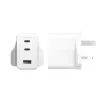 PanzerGlass empower™ by ® Turbo 70W Mehrfach-Ladegerät inkl. 2 x USB-C + USB-A | UK-Stecker | Silberweiß