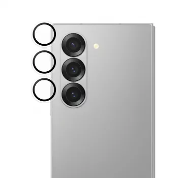Kameraschutzglas PanzerGlass Hoops Transparent für Samsung Galaxy Z Fold7 (gehärtetes Glas, Silikon)