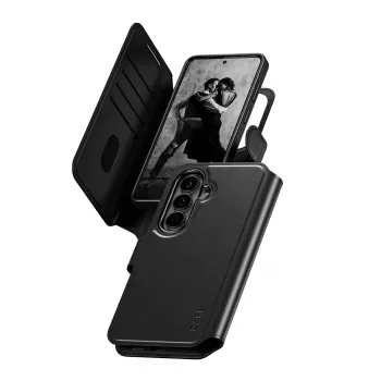 PanzerGlass CARE 2-in-1 Brieftasche-Hülle mit Qi für Samsung Galaxy S26, transparente Hülle