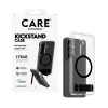 Schutzhülle PanzerGlass CARE™ Urban Explorer Case für Samsung Galaxy S26, transparent mit schwarzem Aufsteller und Qi-Unterstützung