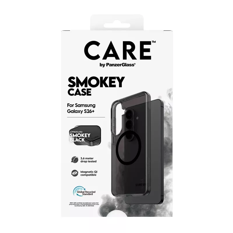 PanzerGlass CARE™ by ® Urban Explorer Case Smokey mit Schwarz Qi Samsung Galaxy S26+