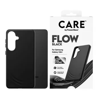 PanzerGlass CARE™ by ® Flow Case Schwarz mit Qi Samsung Galaxy S26+