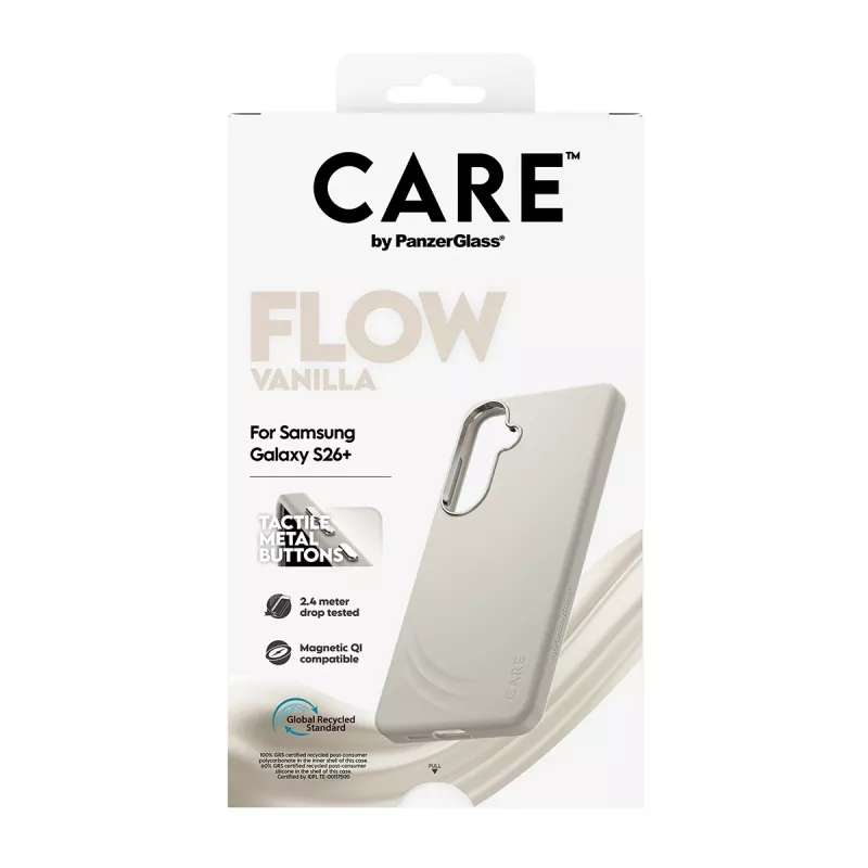 PanzerGlass CARE™ by ® Flow Case Vanilla mit Qi Samsung Galaxy S26+