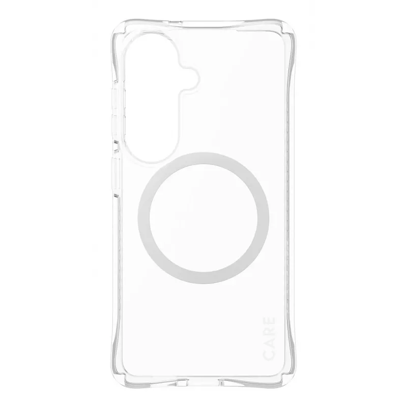Schutzhülle PanzerGlass CARE Samba Transparent mit Weiß Qi für Samsung Galaxy S26