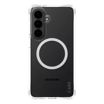 PanzerGlass CARE™ by ® Samba Hülle Transparent w. White Qi Samsung Galaxy S26+