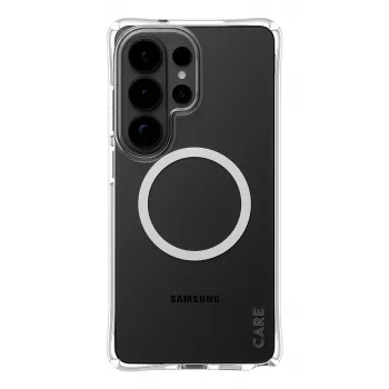 PanzerGlass CARE™ by ® Samba Hülle Transparent w. White Qi Samsung Galaxy S26 Ultra