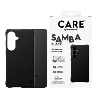 PanzerGlass CARE™ by ® Samba Case Schwarz w. Qi Samsung Galaxy S26+