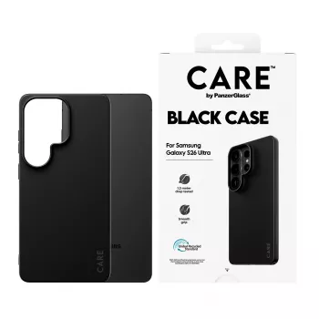 TPU-Hülle PanzerGlass CARE™ für Samsung Galaxy S26 Ultra — Schwarz