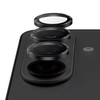 Kamera-Objektivschutz PanzerGlass Hoops Ceramic II für Samsung Galaxy S26 / S26+, gehärtetes Glas, Silikon, transparent