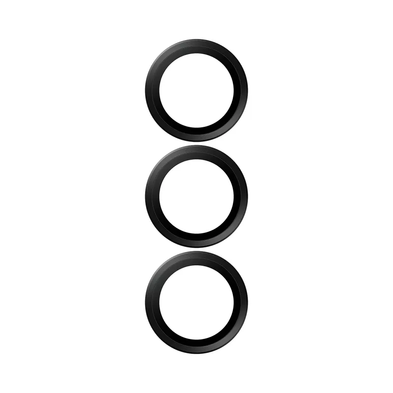 Kamera-Objektivschutz PanzerGlass Hoops Ceramic II für Samsung Galaxy S26 / S26+, gehärtetes Glas, Silikon, transparent