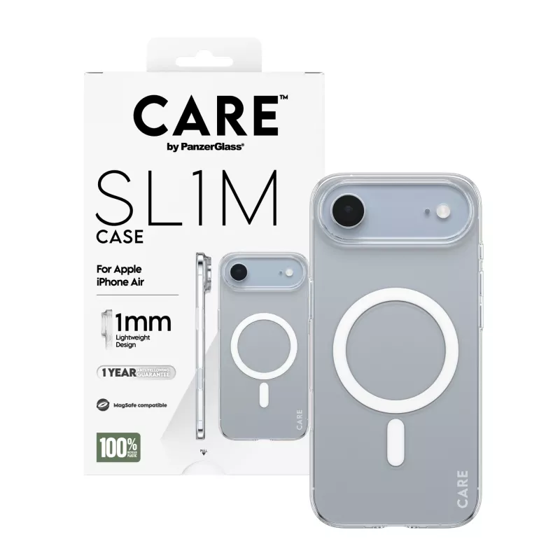PanzerGlass CARE SL1M Hülle Transparent mit MagSafe für Apple iPhone Air
