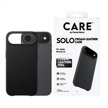 Schutzhülle PanzerGlass CARE Solo für Apple iPhone Air, Schwarz