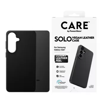 Schutzhülle PanzerGlass CARE Solo Case für Samsung Galaxy S26+ – Schwarz, kompatibel mit Galaxy S26+