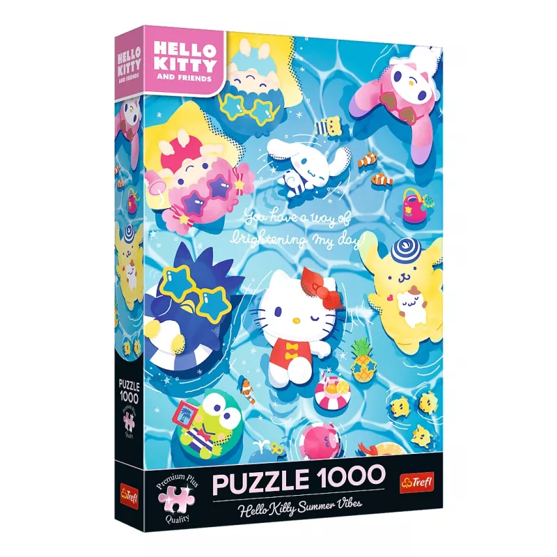 Puzzle TREFL Hello Kitty Summer Relaxation — 1000 Teile (Modell 12067)