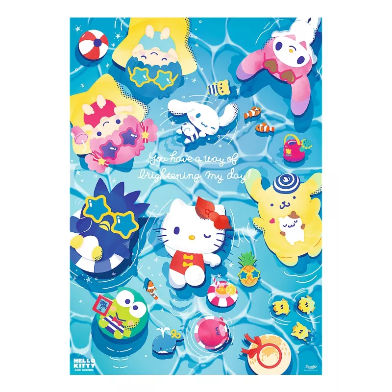 Puzzle TREFL Hello Kitty Summer Relaxation — 1000 Teile (Modell 12067)