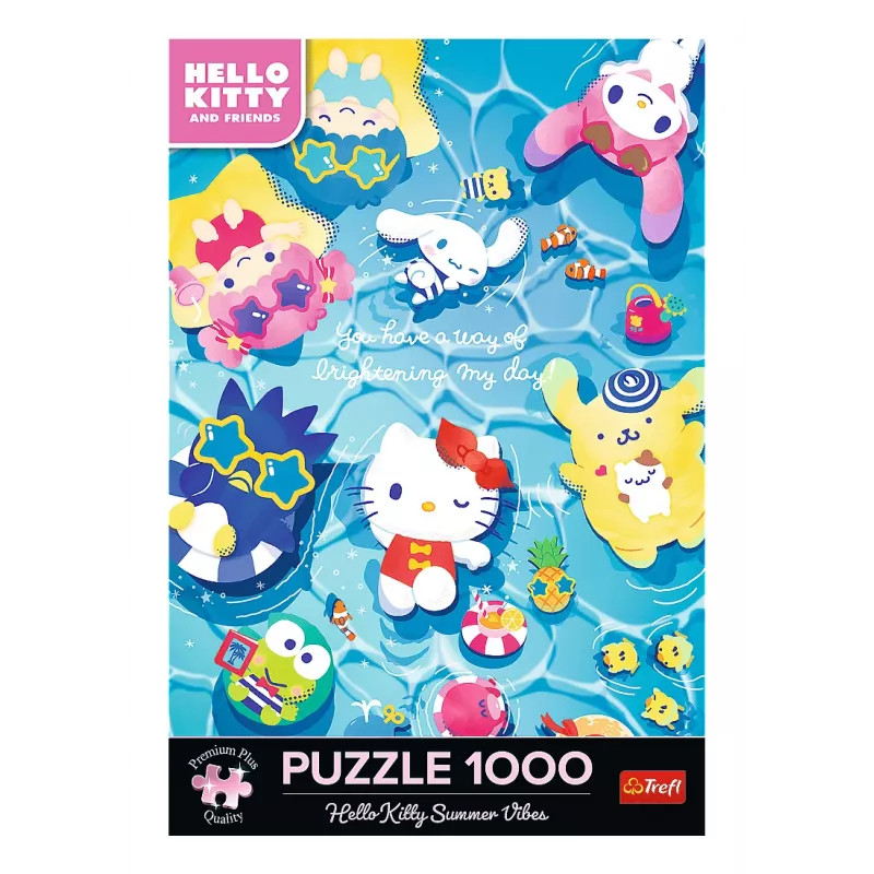 Puzzle TREFL Hello Kitty Summer Relaxation — 1000 Teile (Modell 12067)