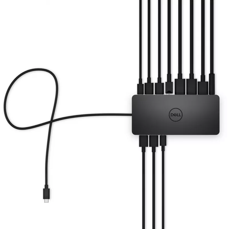 DELL Universal Dock – UD22, Docking, USB 3.2 Gen 2 (3.1 Gen 2) Type-C, 96 W, 10,100,1000 Mbit/s, Schwarz, 5120 x 2880 Pixel