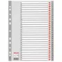 Esselte Index 1-31 PP A4 Grau, Numerisches Register, Polypropylen (PP), A4, 225 mm, 297 mm, 1 Stk.