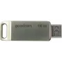 Goodram ODA3 USB-Flash-Laufwerk 16 GB USB Typ-A / USB Typ-C 3.2 Gen 1 (3.1 Gen 1) Silber