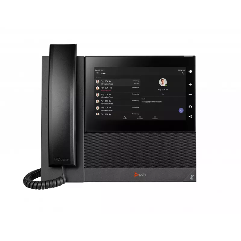 HP Poly CCX 600 Business Media Phone für Microsoft Teams und PoE-fähig
