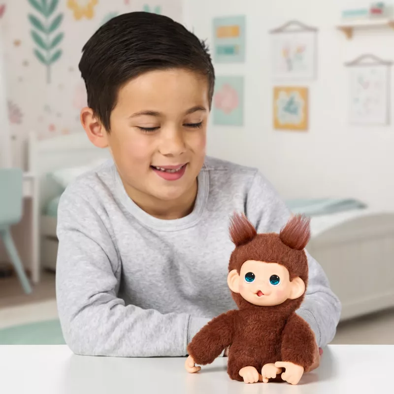 Moose Toys Little Live Pets My Baby Monkey 'Chikki Cherry', Junge/Mädchen, 2 Jahr(e), mit Ton