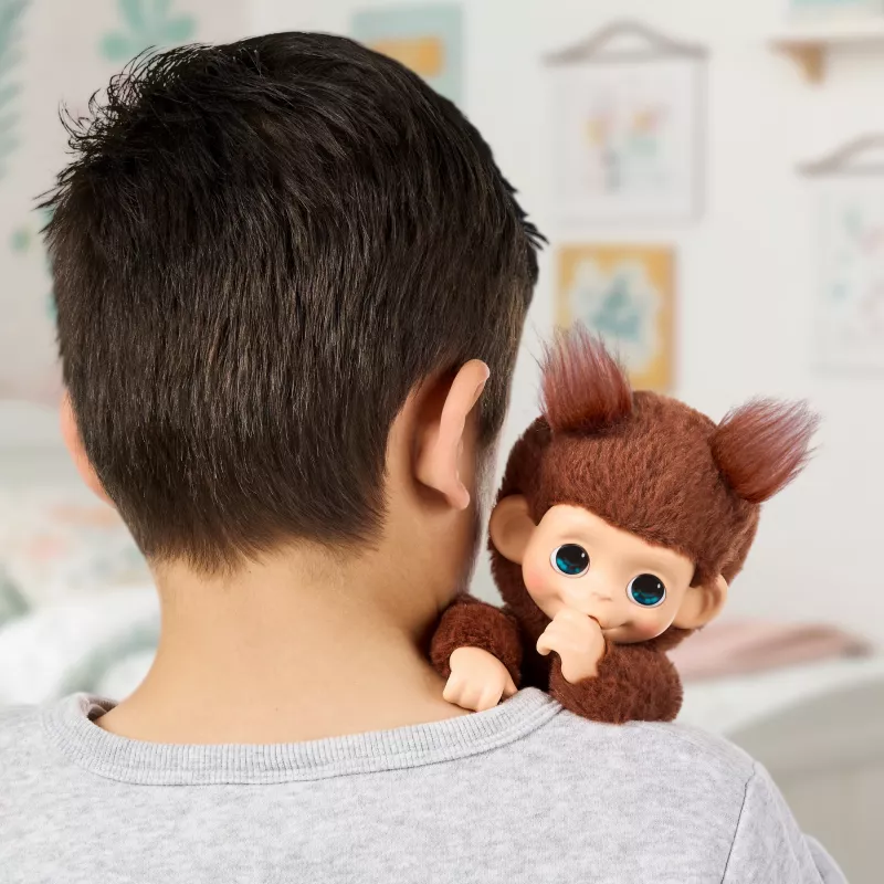Moose Toys Little Live Pets My Baby Monkey 'Chikki Cherry', Junge/Mädchen, 2 Jahr(e), mit Ton