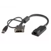 Vertiv Avocent MPUIQ-VMCDV KVM-Schnittstellenadapter DVI, USB 2.0 Schwarz