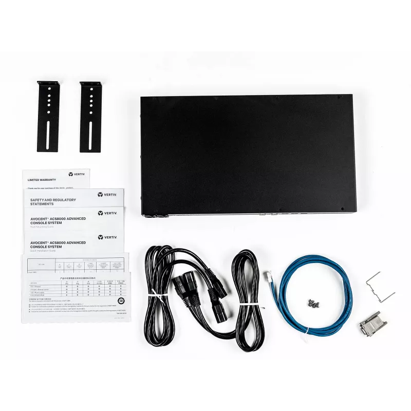 Vertiv Avocent 16-Port ACS 8000 mit einzelner AC-Stromversorgung - ACS80016SAC-404