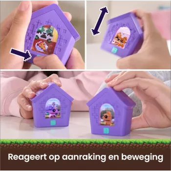 Bitzee, interaktives Hundehaus-Spielzeug mit 15 Welpen im Inneren, 3D-Spielzimmer, reagiert auf Berührung, digitales Haustier-Spielzeug für Mädchen und Jungen ab 5 Jahren
