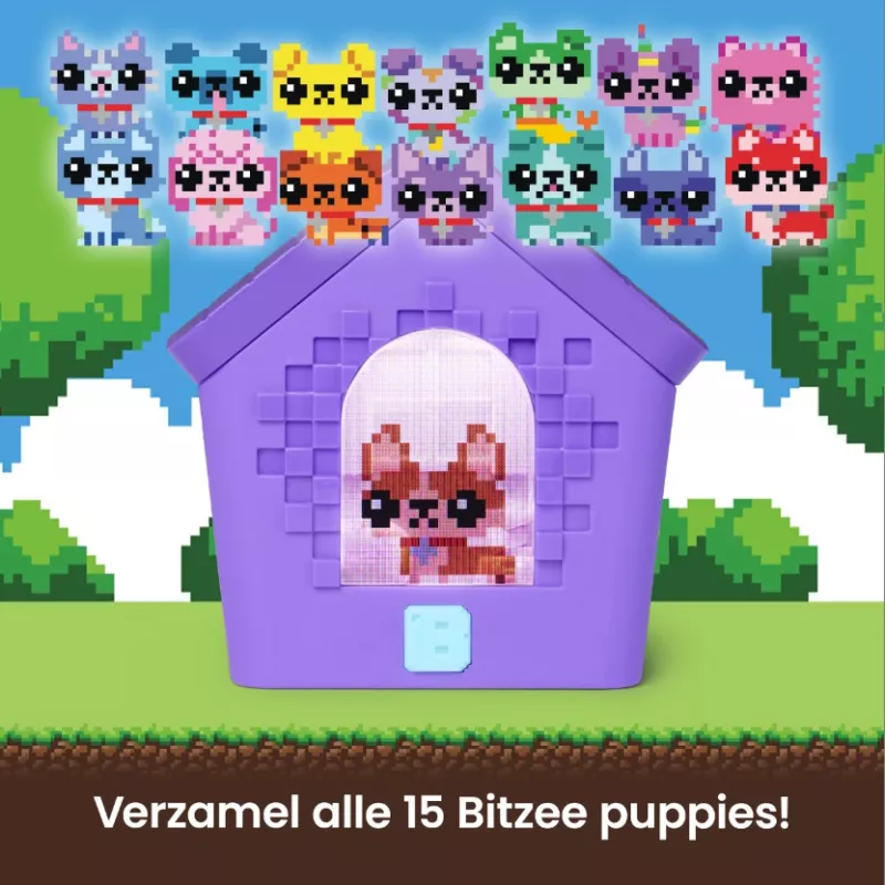 Bitzee, interaktives Hundehaus-Spielzeug mit 15 Welpen im Inneren, 3D-Spielzimmer, reagiert auf Berührung, digitales Haustier-Spielzeug für Mädchen und Jungen ab 5 Jahren