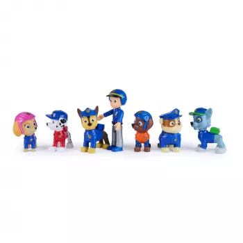 PAW Patrol Search & Rescue Team Pack mit 7 Sammelfiguren, inklusive Ryder & 6 Welpen, Spielzeug für Jungen & Mädchen ab 3 Jahren