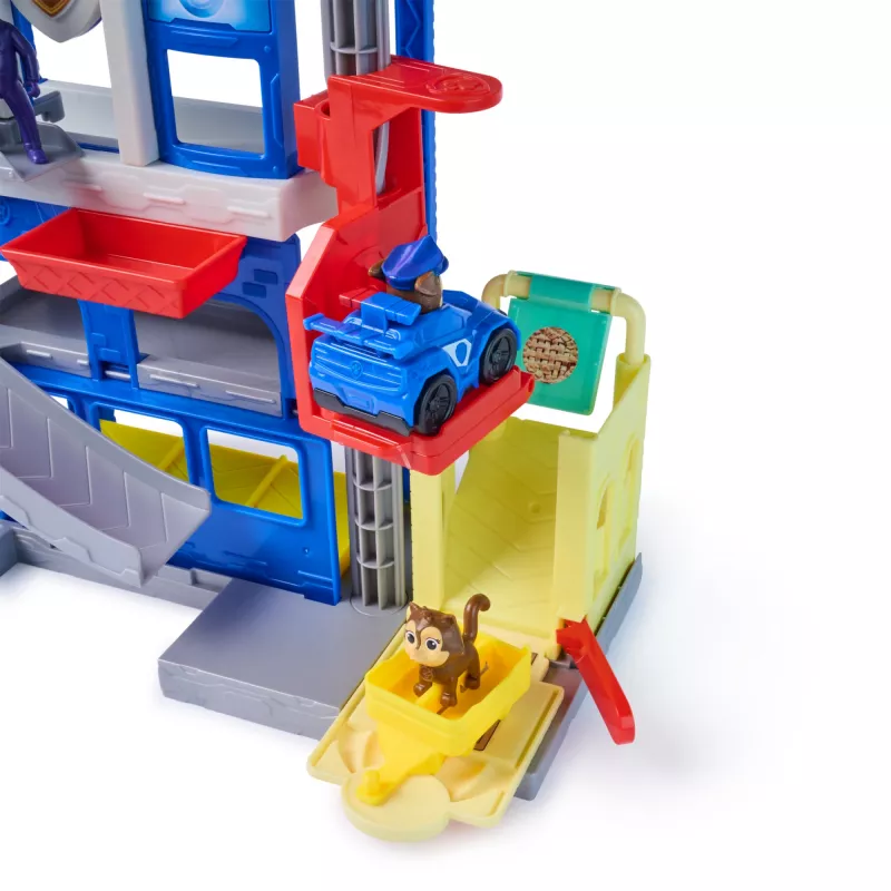 PAW Patrol: Pup Squad, Search & Rescue HQ Spielset mit Chase Pup Squad Racer, Humdinger Actionfigur & Kitty Pal, Spielzeug für Jungen & Mädchen ab 3 Jahren