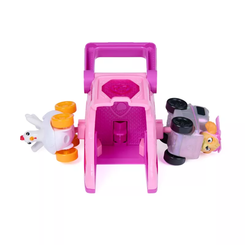 PAW Patrol Skye Pup Squad Launchers mit Chickaletta-Fahrzeug 2er-Pack, Spielzeug für Jungen und Mädchen ab 3 Jahren