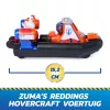 PAW Patrol : Search & Rescue, Zuma Rescue Hovercraft Water Vehicle mit 2 Figuren, Spielzeugboot mit Rückzieh-Action, Kinderspielzeug für Jungen & Mädchen ab 3 Jahren