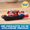 PAW Patrol : Search & Rescue, Zuma Rescue Hovercraft Water Vehicle mit 2 Figuren, Spielzeugboot mit Rückzieh-Action, Kinderspielzeug für Jungen & Mädchen ab 3 Jahren