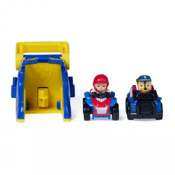 PAW Patrol Chase Pup Squad Launchers mit Ryder-Fahrzeug 2er-Pack, Kinderspielzeug für Jungen und Mädchen ab 3 Jahren