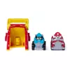 PAW Patrol Marshall Pup Squad Launchers mit Rex-Fahrzeug 2er-Pack, Kinderspielzeug für Jungen und Mädchen ab 3 Jahren