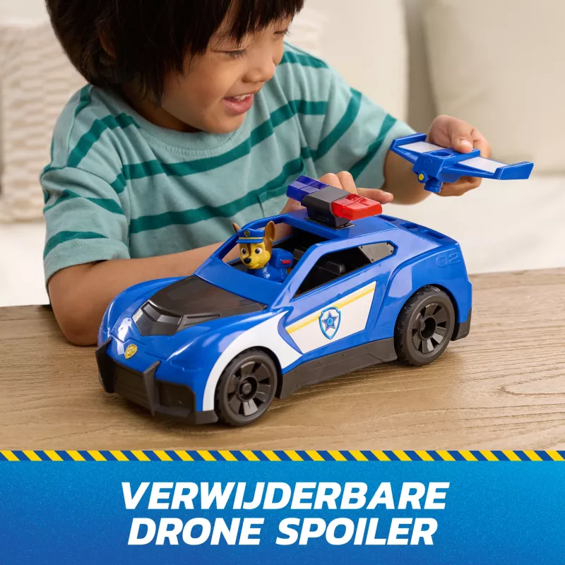 PAW Patrol : Search & Rescue, Chase Launch 'N' Rescue Cruiser mit Figur & 2 Geschossen, Lichter, Geräusche, & verstecktem Werfer, Kinderspielzeug für Jungen & Mädchen ab 3 Jahren