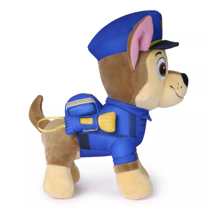 PAW Patrol: Search and Rescue Chase, Plüschtier mit Taschenlampen-Zubehör, Vorschulspielzeug, Kinderspielzeug für Jungen & Mädchen, ab 3 Jahren, 25,4 cm