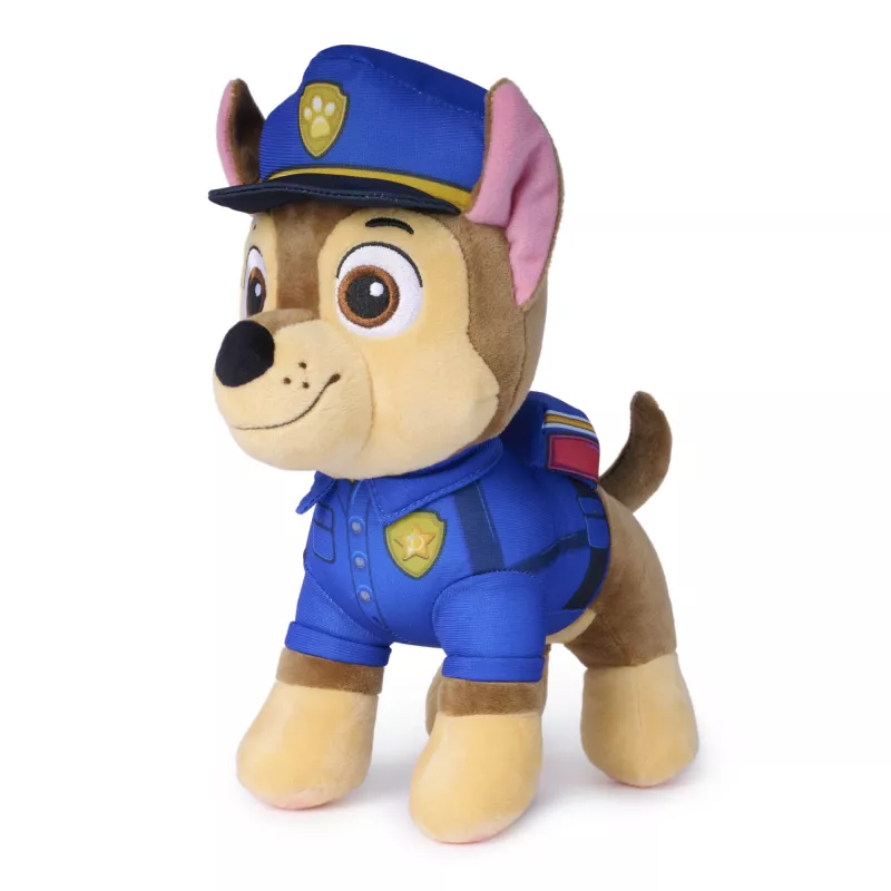 PAW Patrol: Search and Rescue Chase, Plüschtier mit Taschenlampen-Zubehör, Vorschulspielzeug, Kinderspielzeug für Jungen & Mädchen, ab 3 Jahren, 25,4 cm