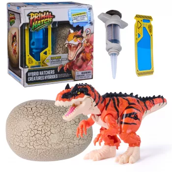 Primal Hatch Hybrid Hatchers Spielzeug-Dinosaurier & Ei, geheimnisvolle Mini-Dino-Kreatur, Kinderspielzeug für Jungen & Mädchen ab 5 Jahren, Ausführungen können variieren